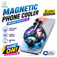 Magnetic Phone Cooler RGB Low Noise Cooling Fan Smart Temp for iPhone Samsung Gaming