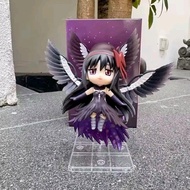 Madoka Magica Anime Action Figure Akuma Homura Chibi Figure 12cm Standing