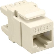 Allen Tel AT65-09 Category 5e High Density Jack Module, Ivory, 1 Port, T568-A/B Wiring, 110 Terminat
