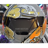 SPOILER GRACSHAW GENNEX G535 GEOMAX G555 OPEN FACE HELMET SPOILER ORIGINAL - BLACK