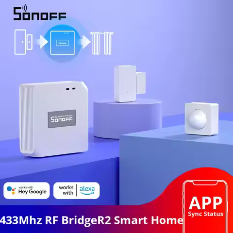 Sonoff RF Bridge 433MHZ Wifi Wireless Signal Converter PIR3 Sensor/ DW2 Door & Window Alarm Sensor f
