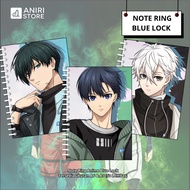 Note Ring Blue Lock Anime Size A5 & A6 Ring Notebook A5 A6