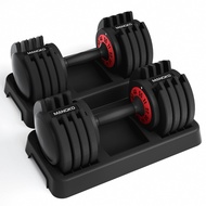 Adjustable Dumbbells 55LB Single Dumbbell Weight, 5 in 1 Weight Dumbbell with Anti-Slip Handle,Ideal