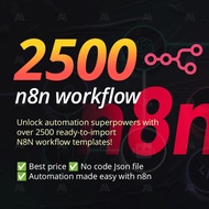2500+ n8n Automation Templates–Simplify Your Life with n8n Automation Templates AI, Webhooks, CRM
