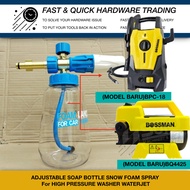 (MODEL BARU) BOSSMAN BPC18 BQ4425 500 1000ML BLUE ADJUSTABLE SNOW FOAM SHAMPOO BOTTLE PUMP PRESSURE 