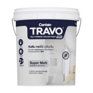 สีน้ำทาฝ้า CAPTAIN TRAVO CEILING 2IN1 T7000 สีขาวเบส 5 แกลลอน (1298647)