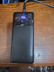 潮流透明內部可見！Awei 65W PD快充 30000mAh 充電寶 100%電量