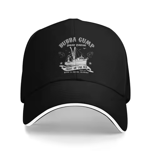 Adult Bubba Gump Shrimp Company Alabama Sandwich Cap Baseball Cap Snapback Caps Sun Hats Adjustable 