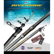NEW joran antena surf elito riverside 360 390 420 450 surf pancing pantai carbon seperti tica river 