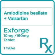 EXFORGE Exforge Amlodipine Besilate 10mg Valsartan 160mg 1 Tablet [Prescription Required]