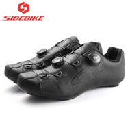 【Free shipping】sidebike road cycling shoes men road bike shoes ultralight 540g bicycle sneakers self-locking professional breathable