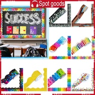 WIN 59ft Bulletin Board Decors Bulletin Border Colorful Border Bulletin Paper Border