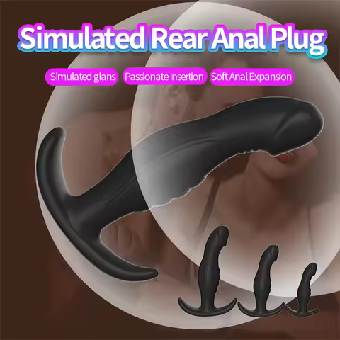 Wearable Anti Drop Soft Anal Plug Prostate Massage Silicone Butt Plug Anal Training Comfortable To W