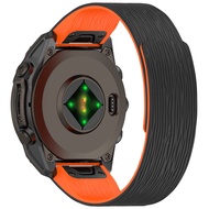 22mm 26mm QuickFit Water Ripple Pattern Silicone Magnetic Strap for Garmin Epix Pro Gen 2 47mm 51mm