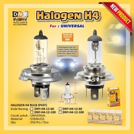 DNY UNIVERSAL CAR HEADLIGHTS H4 BULB HALOGEN BULB