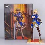 Bandai | 25cm Fate Stay Night Excalibur Saber Figure Artoria Pendragon Sword Knight Girl Statue Anim