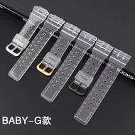 TPU Strap Watchband for  BABY-G BA100 BA110 BA111 BA112 BA130 BA120 Watch Accessories Wristband Belt