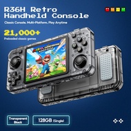 R36S game console 3.5-inch IPS screen portable game console 128G retro handheld game console built-i