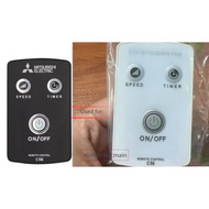 Mitsubishi C56 Ceiling Fan Remote for C56-RQ5  C56-RV5 Mitsubishi fan remote