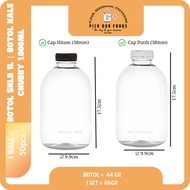 Fat Kale Bottle 1L 44gr | SKLB 1L Bottle | Chubby Bottle 1L | Chubby Kale Bottle 1L