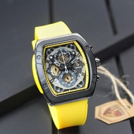 Jam Tangan Pria Leopard 8802 Tali Karet Chronograp Aktif Original