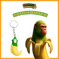 GANTUNGAN Simasini Bianini Rubber Keychain Anomali Brainrot Keychain Anomali Keychain