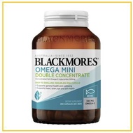 BLACKMORES 澳佳寶雙倍濃縮迷你魚油200粒 OMEGA MINI DOUBLE CONCENTRATE CONCENTRATED FISH OIL OMEGA-3 200 CAPSULES