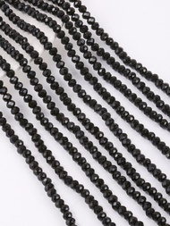 10 hilos de aproximadamente 1200 cuentas de cristal facetado de 4mm para hacer joyas de pulsera, collar, pendientes y accesorios de joyería para mujeres