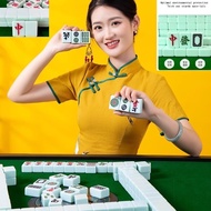 🀄[MahjongStock] Imitation Jade Mahjong Tiles Size 42, Come with Animals, Flowers, Fei, For Auto Mahj