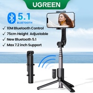 UGREEN Bluetooth Selfie Stick Tripod Stand 750mm Extended 10m Bluetooth Remote Shutter Universal For