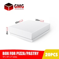 Cake Pastry Pie Pizza Kakanin Mini Donuts Box 10 x 10 x 2 inches (20sets)