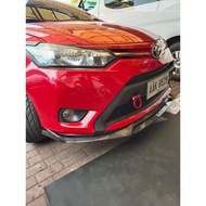 ♞,♘,♙Vios Gen 3 CARBON DESIGN  Front Bumper Chin Double Blade