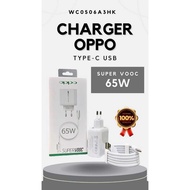 (Moza) Charger Travel Charger/ Oppo 65 Watt Type C Charger/ Supports Fast Charging Super VOOC 65W