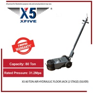 X5 80 TON 2 STAGE Heavy Duty Hybrid Lift Pneumatic Air Hydraulic Floor Jack Garage Automotive Repair car jek kereta 千斤顶