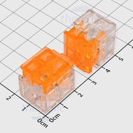 [2 Pieces]- T4-104 Coupling, 2-Pole Wire Connector 6mm2 250V 15A, Wire Size 4-6mm2 Smart Components