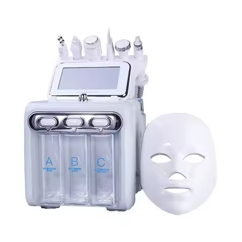 New Arrival! Multifunction skin care device 7 in 1 anti aging small bubble H2O2 hydrogen oxygen jet