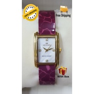 (Ladies) 100% ORIGINAL HEGNER 8-1615P25LPG Gold Case Stainless Steel Fashion Ladies Watch