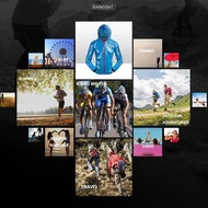 Df-7 Original Raincoat RodaX Outdoor Cycling Travelling Fishing Lightweight Raincoat Rain Jacket Spo