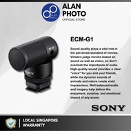 Sony ECM-G1 Ultracompact Camera-Mount Vlogger Shotgun Microphone