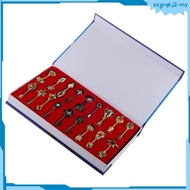 [SzgrqkjefMY] SiaBiced Set Of 18pcs Fairy Tail Lucy Celestial Spirit Gate Keys Necklace Pendant