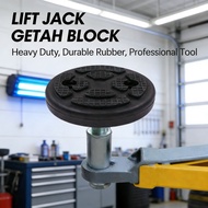 Solid Jack Lift Getah Block Pad Lift Scissor Car 2 Post Heavy Duty Rubber Pad