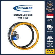 Schwalbe One Tyres for 406 / 451 Wheels Suitable for Crius, Hito, Rifle, Fnhon, Dahon, Java, Sava Foldie Foldable