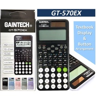 Gaintech Scientific Calculator GT-570EX Battery & Solar 552 Functions fx-570EX SPM STPM Exam School
