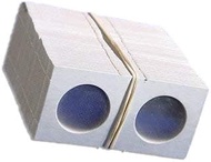 100 1.5x1.5 Cardboard Coin Holders QUARTERS