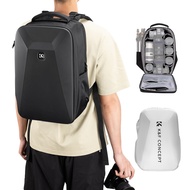 [LIX1] K&F CONCEPT Multifunctional Camera Backpack Hardshell DSLR Bag 22L Large Capacity Case Waterp