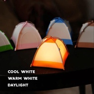 3D Printed Camping Tent Night Light Innovative and Charming Tent Nightlight for Outdoor & Bedroom Ni