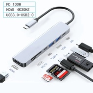 Type c To HDMI+ VGA USB3.1type-c video cable USB3.1 Type-c HDMI female + mother frequency adapter