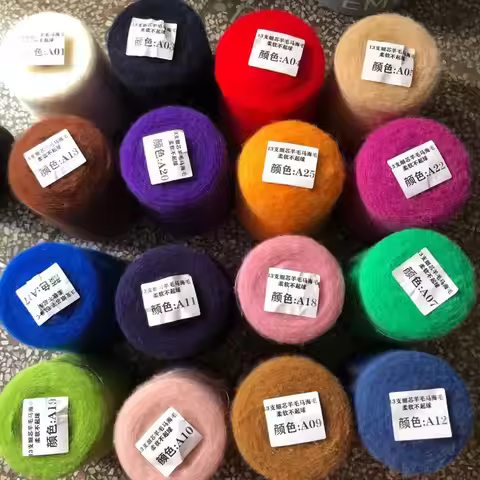 500g/Lot Hand knitting wool mohair yarn South African Angora wool sweater shawl line crocheting thre