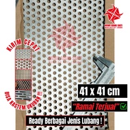 41x41 cm Ram grill box, hexagonal 6 mm, round thickness 0.08mm