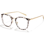Cyxus Blue Light Glasses for Woman, Fashion Computer Glasses on Office Reduce Eye Strain Anti Migrai